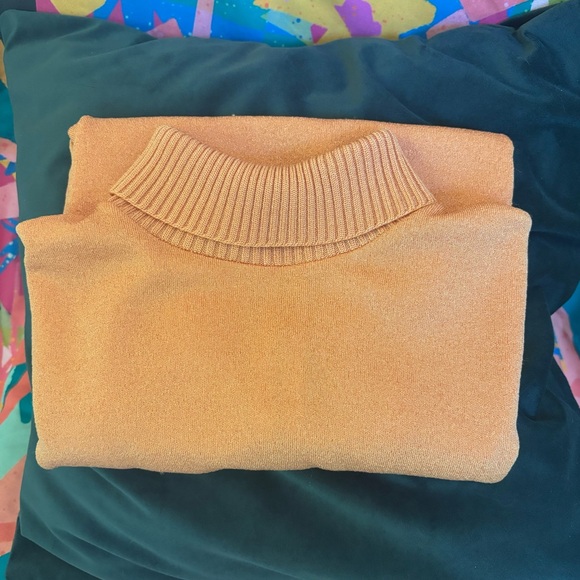 VINTAGE Helen Harper Orange Sleeveless Pullover Top -Size 16 - Picture 2 of 12